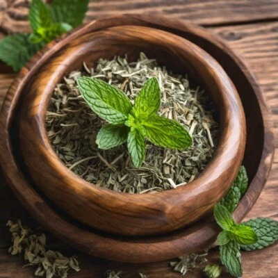 Hierba de menta - Hoja suelta - Té de menta - Calidad - EE. UU. Foto 1 de 4