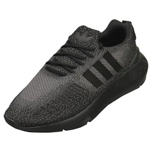 Adidas Swift Run 22 Herren Mode Turnschuhe in Schwarz Grau - Bild 1 von 8