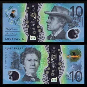 Australia 2017 P-63 10 Dollar Polymer UNC - Picture 1 of 3