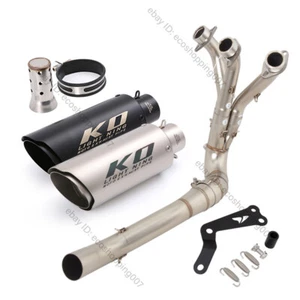 For YAMAHA MT09 FZ09 Tracer 9/9GT 2021-2023 Header Pipe Exhaust System Mufflers - Picture 1 of 12