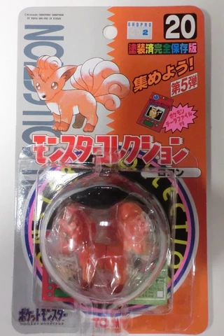 POKEMON TOMY VULPIX FIGURE POCKET MONSTER #20 JAPAN OFFICIAL VERSION NEW SEALED Cover
