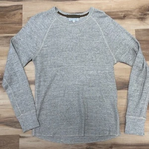 Wallace & Barnes Shirt Mens Small honeycomb-stitch thermal long-sleeve crewneck - Picture 1 of 9