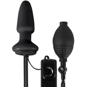 Anal Plug aufpumpbar Vibrator Dildo Balloon Prostata Vibrationen Sexspielzeug - Bild 1 von 8