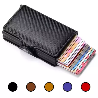 Kartenetui mit RFID Schutz mini Geldbörse Portemonnaie Geldbeutel slim wallet-DE - Bild 1 von 4