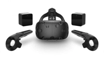 HTC VIVE Virtual Reality Headset 99HALN006-00, 2xSENSORS 2xControllers, AU Stock - Image 1 of 4