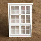 1/12 Dollhouse Miniature Furniture White Kitchen Dining Cabinet Display Shel _cu
