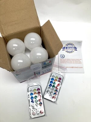 ILC RGB LED Color Changing Light Bulb, 40W Equivalent, 450LM, 2700K Warm White - Image 1 of 4