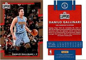 Danilo Gallinari 2017 Donruss Basketball Card 62  Los Angeles Clippers