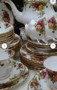 Royal Albert old county rose tea set - Picture 1 of 1