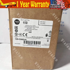 NEW Allen-Bradley 100-C60D10 100C60D10 100-C60*00 Contactor - Picture 1 of 3