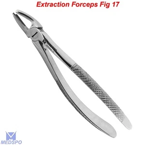 Pinzas de extracción dental de cirugía oral Fig.17 herramientas quirúrgicas de molares superiores - Imagen 1 de 5