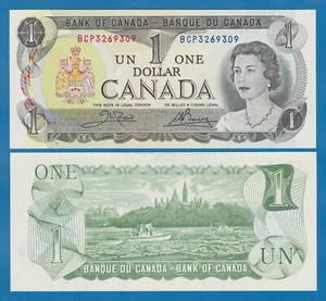 CANADA 1 Dollar P 85c 1973 UNC Sign Crow - Bouey  85 c Queen Elizabeth II - Picture 1 of 1