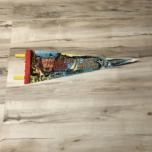 Vintage HOOVER DAM LAKE MEAD NEVADA / ARIZONA Souvenir Pennant Flag - Picture 1 of 2