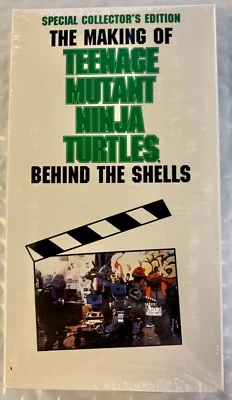 The Making of Teenage Mutant Ninja Turtles Behind The Shells VHS NEW Sealed RARE - Image 1 of 4