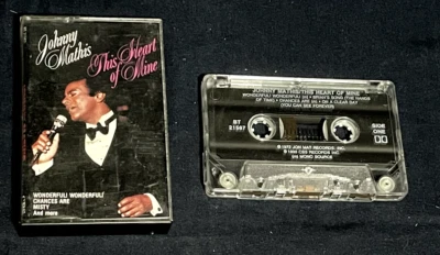 Johnny Mathis This Heart of Mine  CASSETTE TAPE CBS RECORDS VINTAGE 90s - Image 1 of 4