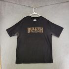 Duluth Shirt Mens Xlt Extra Large Tall Black T Shirt Work Casual Spell Out