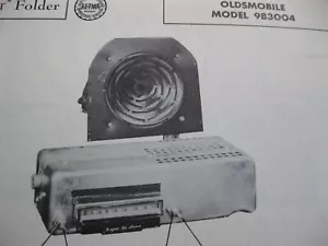 1953 OLDSMOBILE SUPER DELUXE RADIO PHOTOFACT - Foto 1 di 1