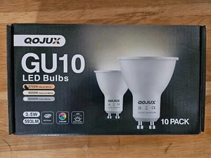 Qojux GU10 LED Bulbs BNIB - Picture 1 of 3