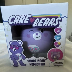 Care Bears Share Bear Humidifier For Bedroom Purple 2 Mist Mode NEW IN BOX - Picture 1 of 2