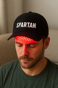 Gorra de crecimiento de luz roja espartana sombrero de terapia tratamiento de pérdida de cabello rebrote en caja - Imagen 1 de 11