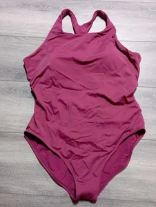 Traje de baño de una pieza TYR adulto mujer 2XL púrpura playa verano - Imagen 1 de 5