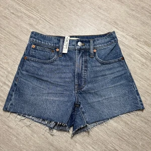Madewell The Perfect Jean Shorts NWT Womens 24 Cut Off Denim Medium Wash - Picture 1 of 8