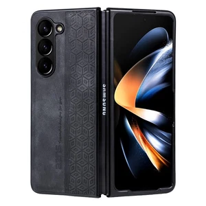 Leather Hybrid TPU Case For Samsung Galaxy Z Fold7 Fold6 Fold5 Shockproof Cover - Picture 1 of 22