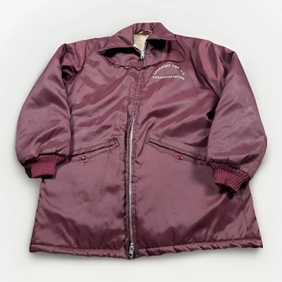 Chaqueta De Colección Años 70 80 Sherpa Forrada Entrenadores M Lockport High School Ideal Cremallera Foto 1 de 4
