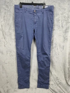 JACOB COHEN Pants Mens 35 Stretch Cotton Slim Fit Pants Gusset Ttaveler - Picture 1 of 13