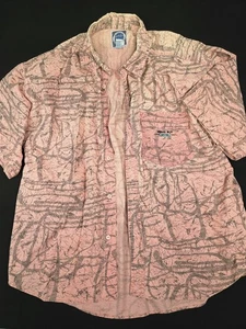 Vintage Faded Bugle Boy Abstract Button Down Hemd Herren XL 80s 90s Miami Vice - Bild 1 von 11