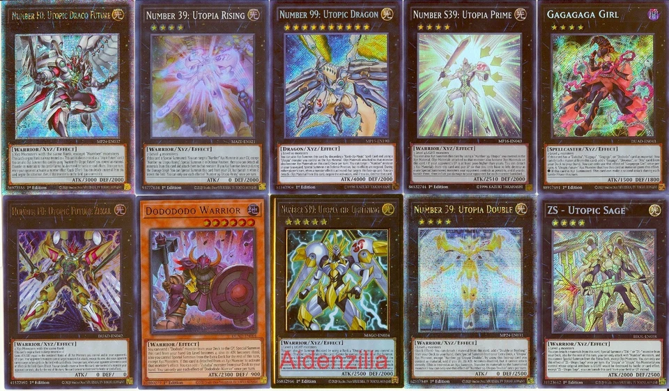 Yugioh Utopia Deck - Number 39 Double Utopic Draco Future Dodododo Warrior - Image 1 of 4