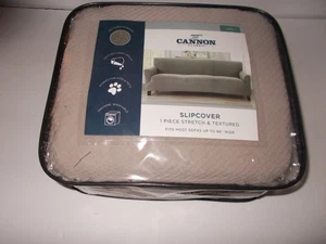 Copridivano salvadivano CANNON CLASSIC 1 pezzo fino a 96” TAUPE TESTURIZZATA ELASTICIZZATA - Foto 1 di 2