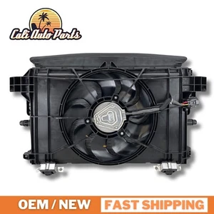 20-23 Tesla Model 3 Radiator cooling fan active grille shutter shroud assy OEM - Picture 1 of 12