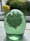 Victorian Green Glass Dump with Scottish Thistle sulphide inclusion