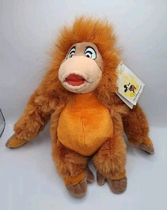 Walt Disney World The Jungle Book King Louie Plush 9" Original Tags - Picture 1 of 10