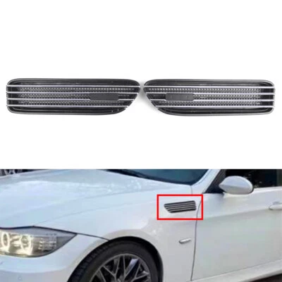 For BMW E46 M3 2001-2006 2002 2003 2004 Side Fender Air Flow Vents Grille Grill - Image 1 of 4