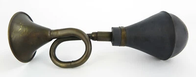 kleine Hupe Oldtimer Hupe Nostalgie Ballhupe Fahrradhupe antik alt Messing - Bild 1 von 4