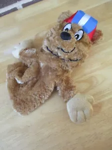 St Judes Hospital "Bikewell" Bear Hand Puppet Safety Bike Helmet10" Plush Lined - Picture 1 of 3