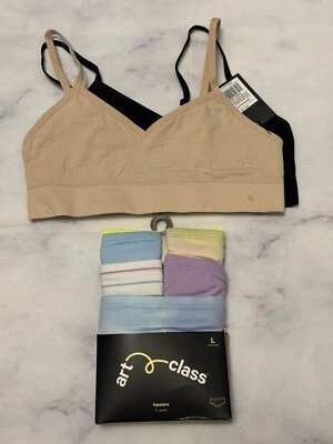 Paquete Bralette e Hipster Art Class Niñas Talla Grande Va Rápido Foto 1 de 4
