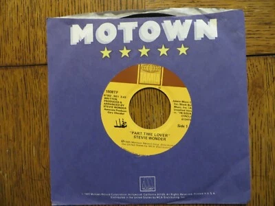 Stevie Wonder – Part-Time Lover - 1985 - Tamla 1808TF 7" Single VG+/Generic - Image 1 of 3