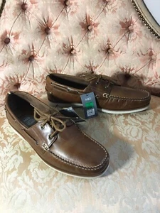 M&S Smart Boating Yachting Shoes Soft Soles Men's Size 11 EU 45 - New with Tags - Picture 1 of 10