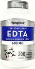 200 Capsules 600mg EDTA Calcium Disodium Chelating Agent
