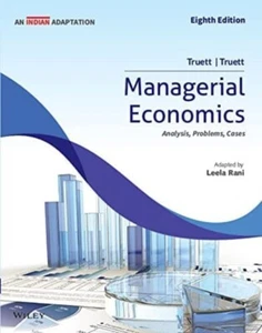 Managerial Economics : Analysis, Problems, Cases 8e by Truett INTERNATIONAL ED - Picture 1 of 1