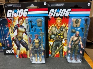 Gi Joe klassifizierte Scarlett und Duke Retro Karten - Bild 1 von 2