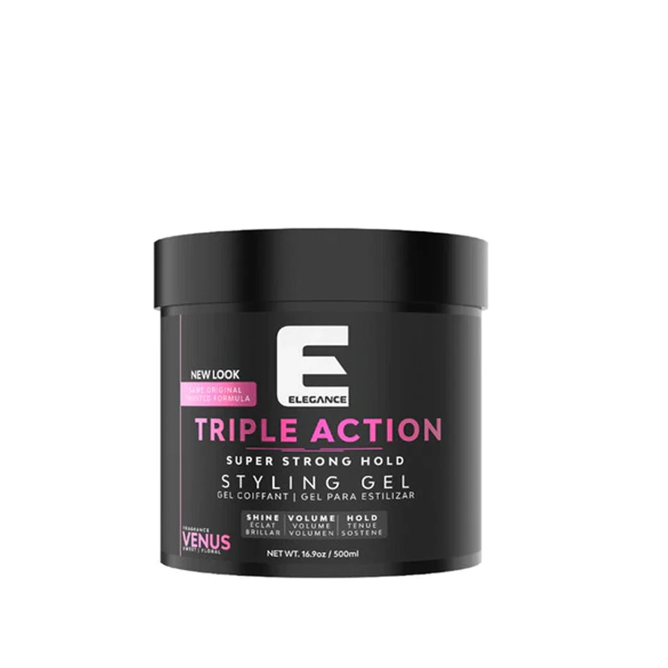 Elegance Triple Action Styling Hair Gel 17.6 oz/ 500 ml Pink  venus  - Image 1 of 1