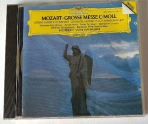 USED KARAJAN Mozart Grosse Messe C-Mol Hendricks JAPAN  GOLD CD  - Picture 1 of 24