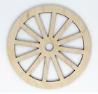 Spoked Wagon Wheels Unfinished Wood Cutout Crafts Door Hanger Wreath Sign Spokes