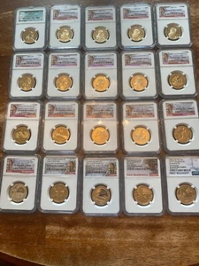2000 S - 2019 S Sacagawea Set NGC PR 69 20 Coins. NGC Metal Storage Container - Picture 1 of 5