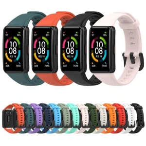Repuesto de correa de reloj para correa de reloj Huawei Honor Band 6 Pro pulsera de silicona suave - Imagen 1 de 35