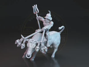 The Rodeo Gladiator miniature for tabletop, boardgame wargames, dioramas... - Imagen 1 de 6